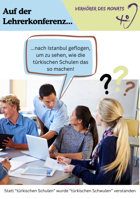 Verhörer des Monats März 2025